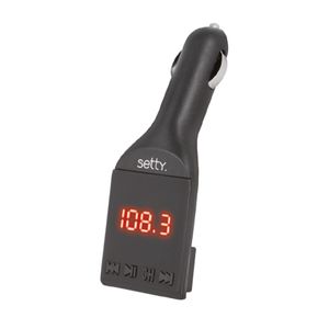 Setty FM Bluetooth-lähetin musta