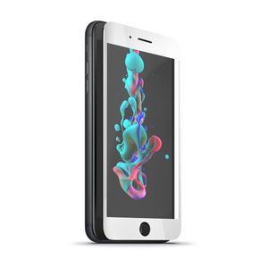 Forever 5D Iskunkestävä Panssarilasi iPhone 7 Plus / 8 Plus, valkoinen