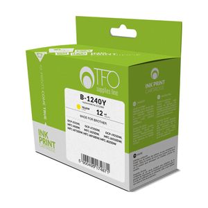 Tulostinmuste TFO B-1240Y Brother LC1240Y 17ml - Keltainen