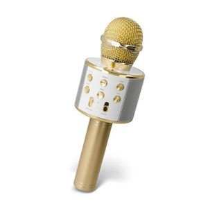 Forever BMS-300 Bluetooth langaton karaoke mikrofoni / kaiutin - Kulta