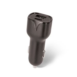 Setty USB-autolaturi USB + Type-C 2,4A - musta