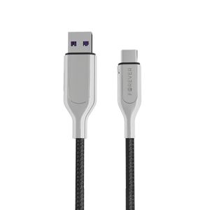 Forever Core Ultranopea USB Type-C, 5A lataus- ja synkronointikaapeli 1m, musta