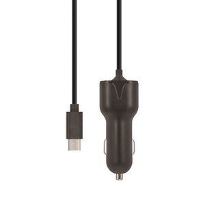 Maxlife MXCC-02 Micro USB 2.1A fast charge autolaturi, musta