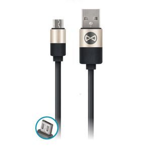 Forever Modern Micro USB lataus ja synkronointikaapeli 2A, musta