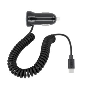 Forever M01 USB Type-C Autolaturi 2,1 A - Musta