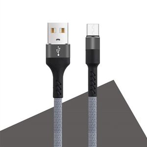 Maxlife MXUC-01 USB A - Micro-USB 1m 2A Fast Charge Latauskaapeli - Harmaa