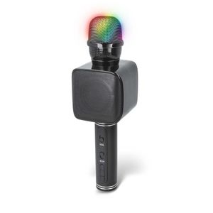 Maxlife MX-400 RGB Bluetooth langaton karaoke mikrofoni / musta