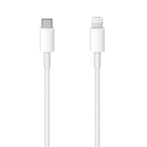 Setty Lightning-USB-C-kaapeli 1m 3A - Valkoinen