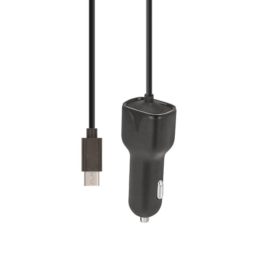 Maxlife MXCC-02 Micro USB 2.1A fast charge autolaturi, musta