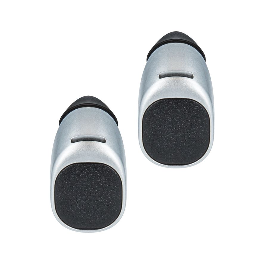 Forever Bluetooth Nappikuulokkeet TWE-200 + latauskotelo, hopea