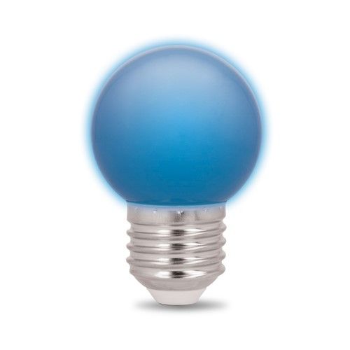Forever Light LED E27 G45, 2W, 5 lm, 5 kpl pakkaus - Sininen