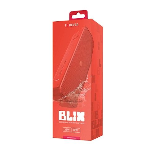 Forever Blix 10 BS-850 Bluetooth Kaiutin, punainen