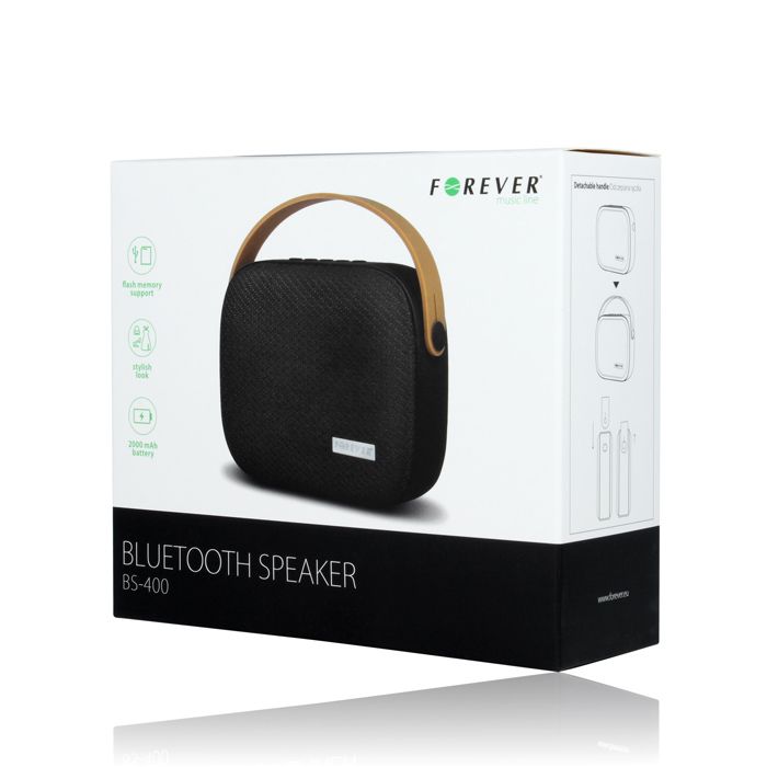 Forever BS-400 Bluetooth kaiutin - Musta
