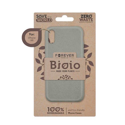 Forever Bioio 100% biohajoava suojakotelo iPhone 12 Mini 5.4" - Vihreä
