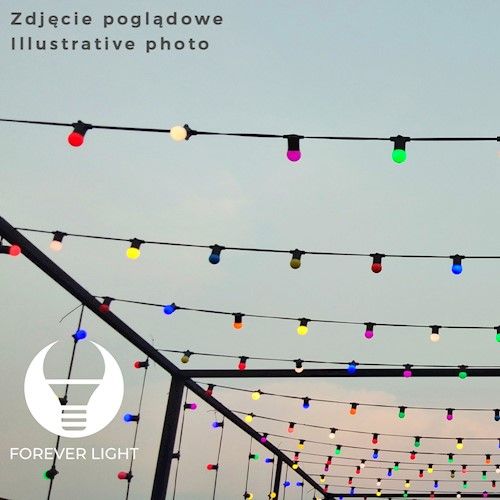 Forever Light LED E27 G45, 2W, 5 lm, 5 kpl pakkaus - Valkoinen