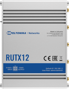 Teltonika RUTX12 Dual LTE / 4G  CAT 6 reititin