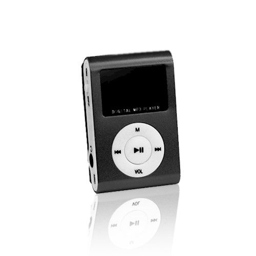 Setty MP3-Soitin LCD Näytöllä + Kuulokkeet - Musta