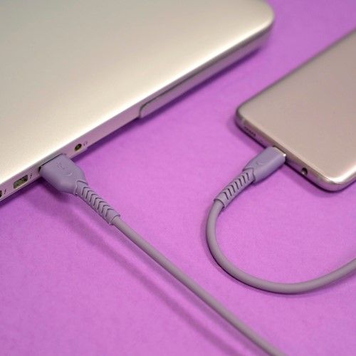 Maxlife MXUC-04 USB - USB-C Kaapeli 1m 3A - Violetti