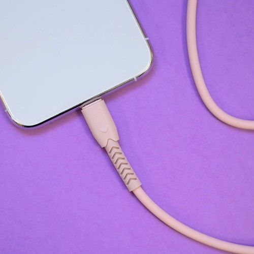 Maxlife MXUC-04 USB - USB-C Kaapeli 1m 3A - Pinkki