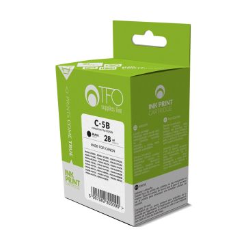Tulostinmuste TFO C-5B Canon PGI5Bk 28ml - Musta