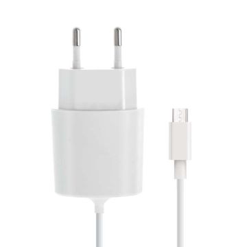 Forever Micro USB Seinälaturi 2.1 A - Valkoinen