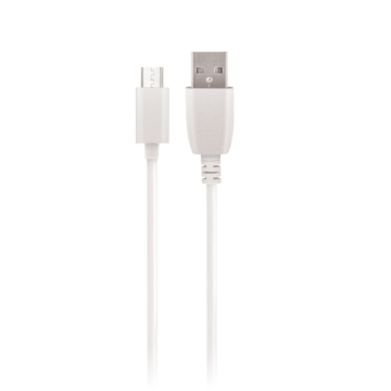 Setty micro USB-kaapeli 3m 2A - Valkoinen