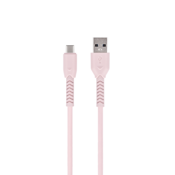 Maxlife MXUC-04 USB - USB-C Kaapeli 1m 3A - Pinkki