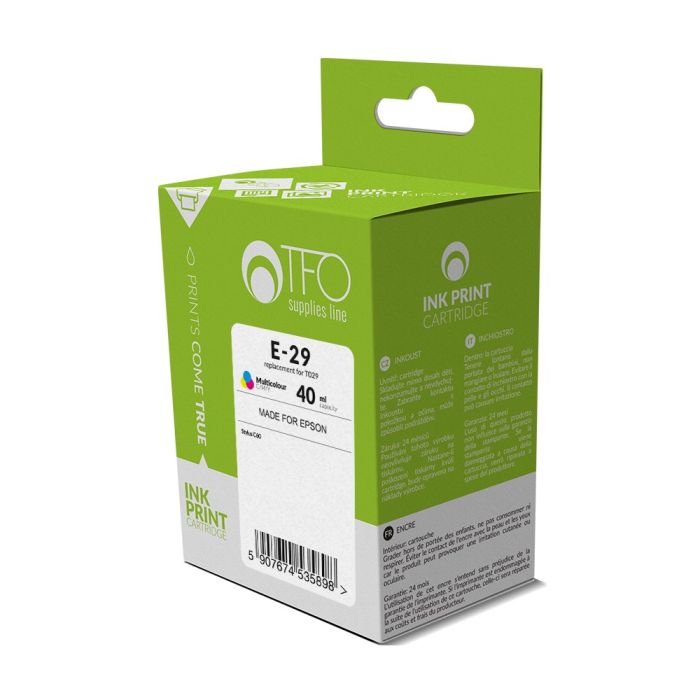 Tulostinmuste TFO E-29 Epson T029 40.0ml - Tricolor Tulostinmuste TFO E-29 Epson T029 40.0ml - Tricolor