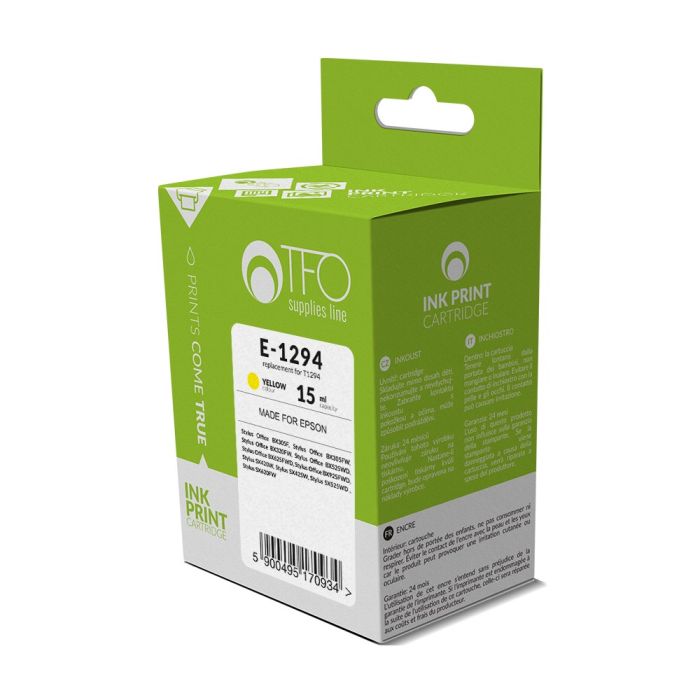 Tulostinmuste TFO E-1294 Epson T1294 / Ye 12ml - Keltainen