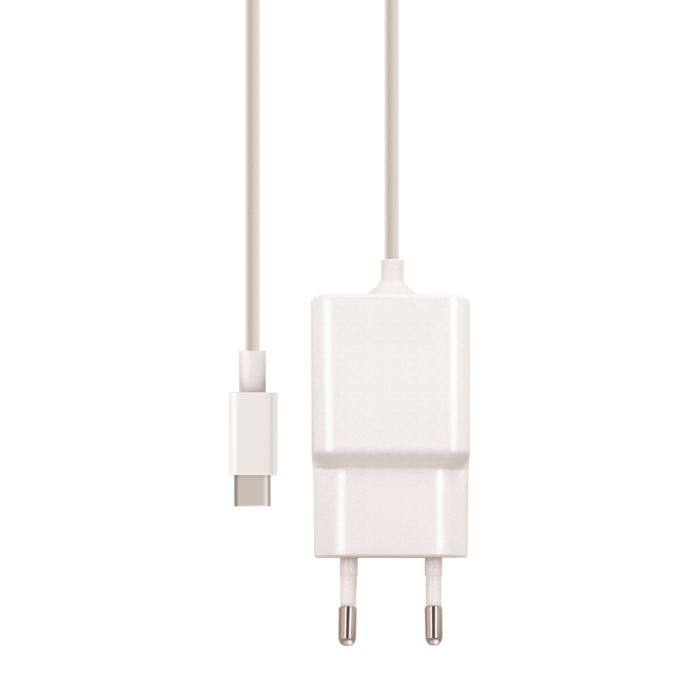 Maxlife MXTC-03 USB-C 2.1A fast charge seinälaturi, valkoinen Maxlife MXTC-03 USB-C 2.1A fast charge seinälaturi, valkoinen