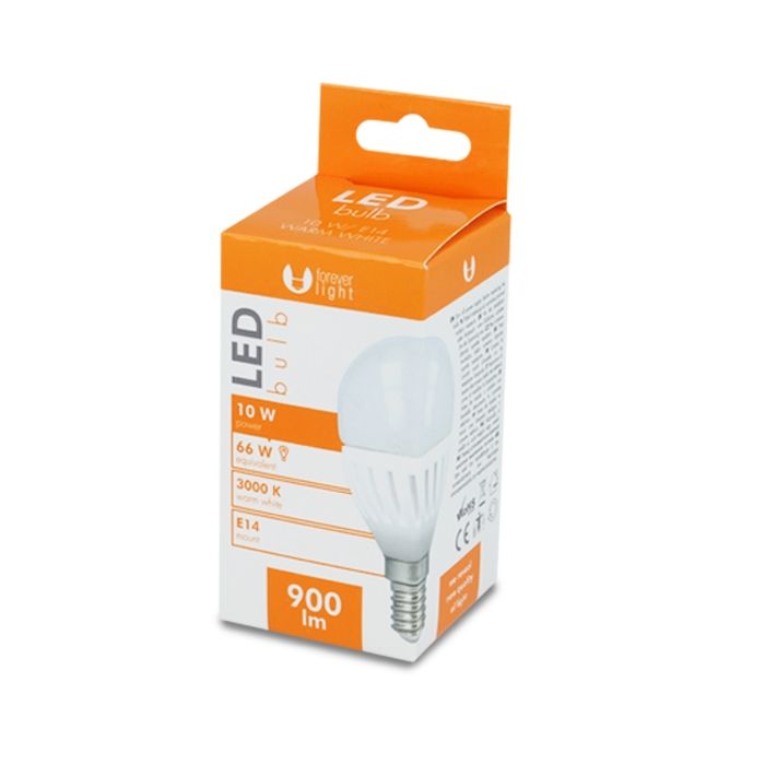 Forever Light LED Lamppu E27 G45 6W 480lm 3000K, lämmin valkoinen Forever Light LED Lamppu E27 G45 6W 480lm 3000K, lämmin valkoinen
