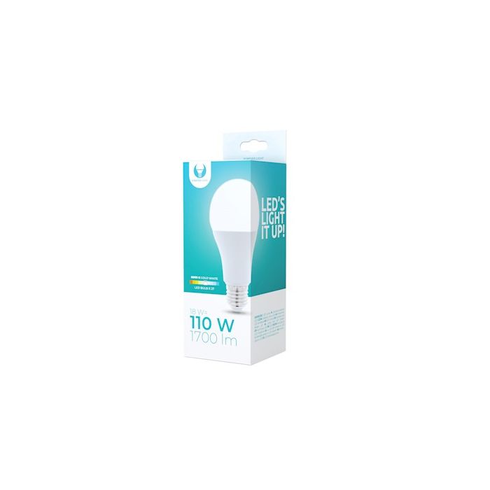 Forever Light LED Lamppu E27 18W 1700lm 6000K, kylmä valkoinen