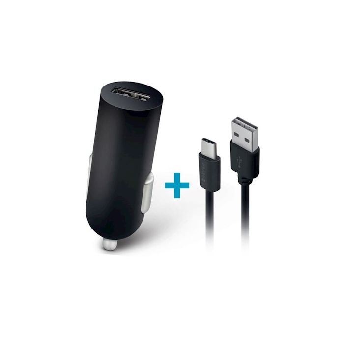 Forever USB-autolaturi M02, 2 A + Type-C-latauskaapeli