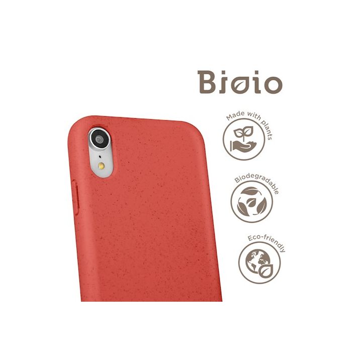 Forever Bioio 100% biohajoava suojakotelo iPhone 12 Mini 5.4" - Punainen