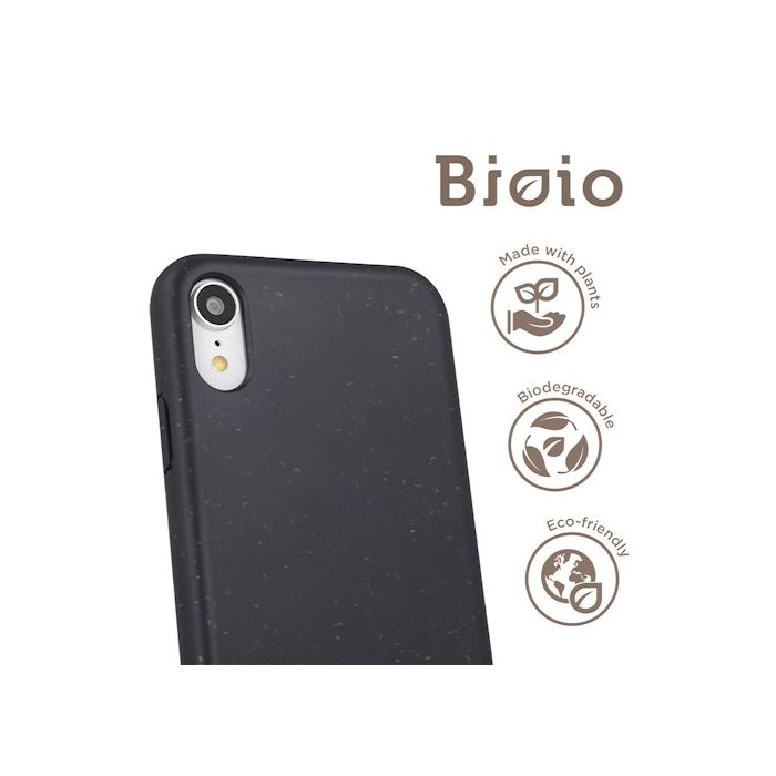 Forever Bioio 100% biohajoava suojakotelo iPhone 12 Mini 5.4" - Musta