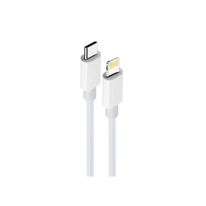 Maxlife MXUC-05 USB-C - Lightning kaapeli 2m (20W), valkoinen