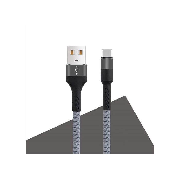 Maxlife MXUC-01 USB A - USB-C 1m 2A Fast Charge Latauskaapeli - Musta