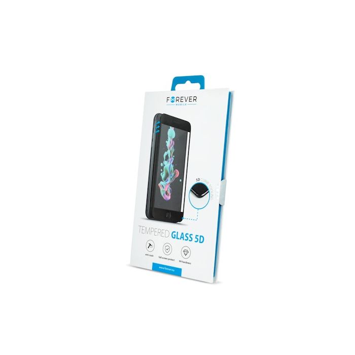 Forever 5D Iskunkestävä panssarilasi Samsung Galaxy A72 / A72 5G, musta