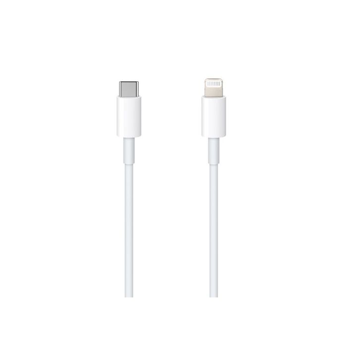 Setty Lightning-USB-C-kaapeli 1m 3A - Valkoinen