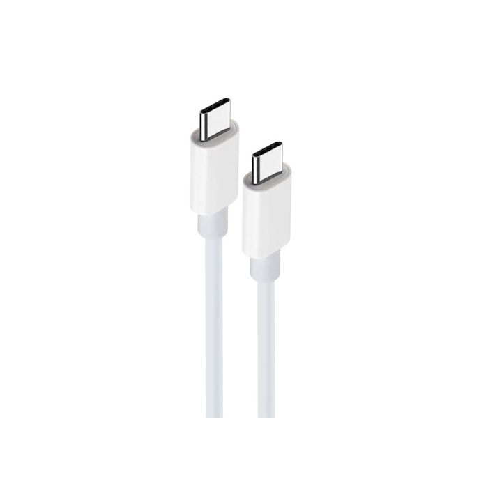 Maxlife MXUC-05 USB-C - USB-C kaapeli 2m 100W - valkoinen