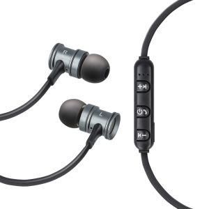 Forever Bluetooth Nappikuulokkeet BSH-200, hopea
