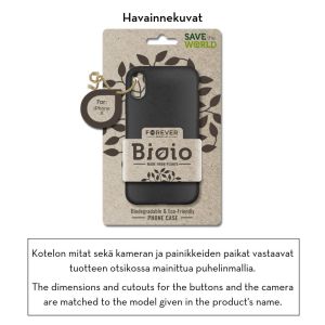 Forever Bioio 100% biohajoava suojakotelo iPhone 11 Pro - musta